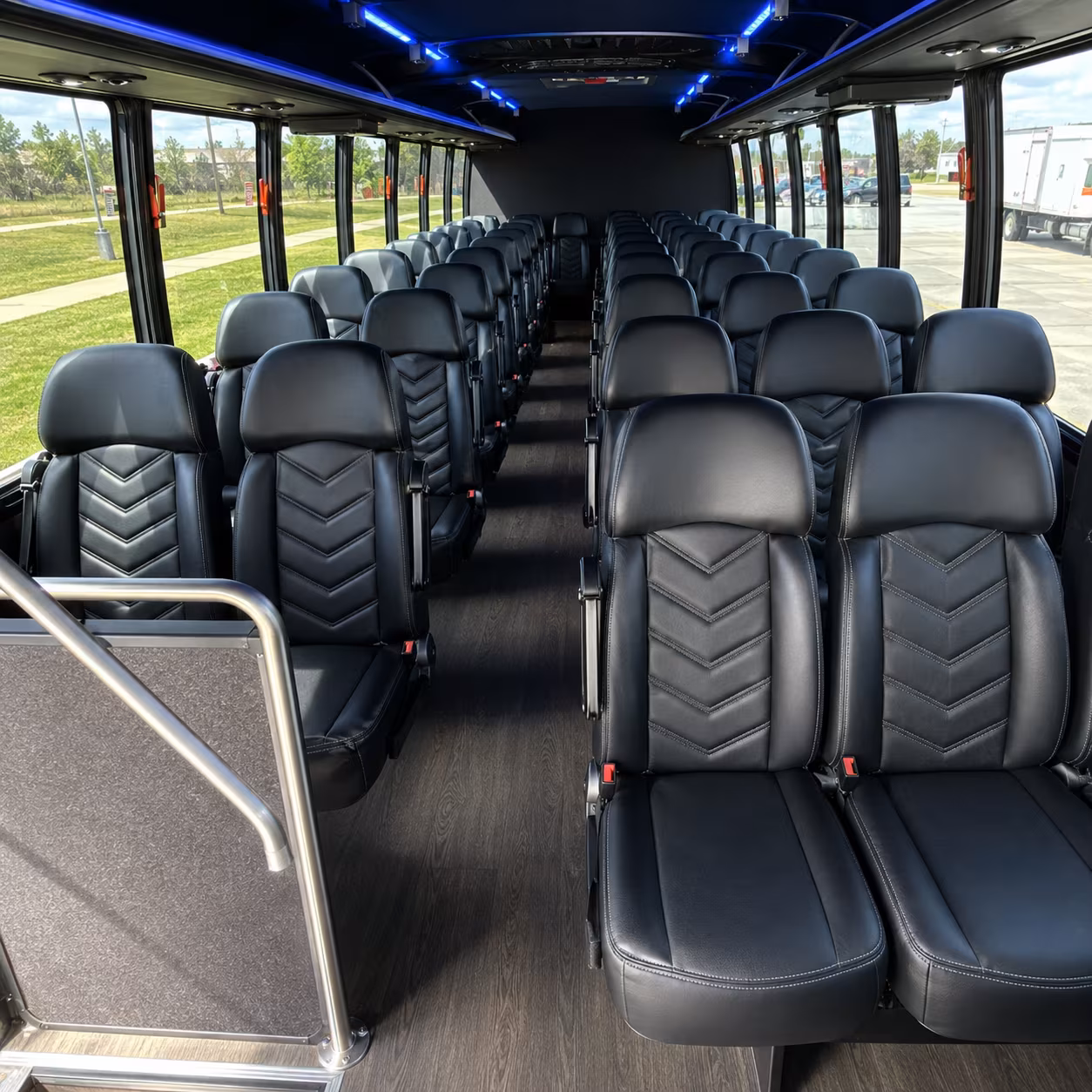 35 passenger minibus inside