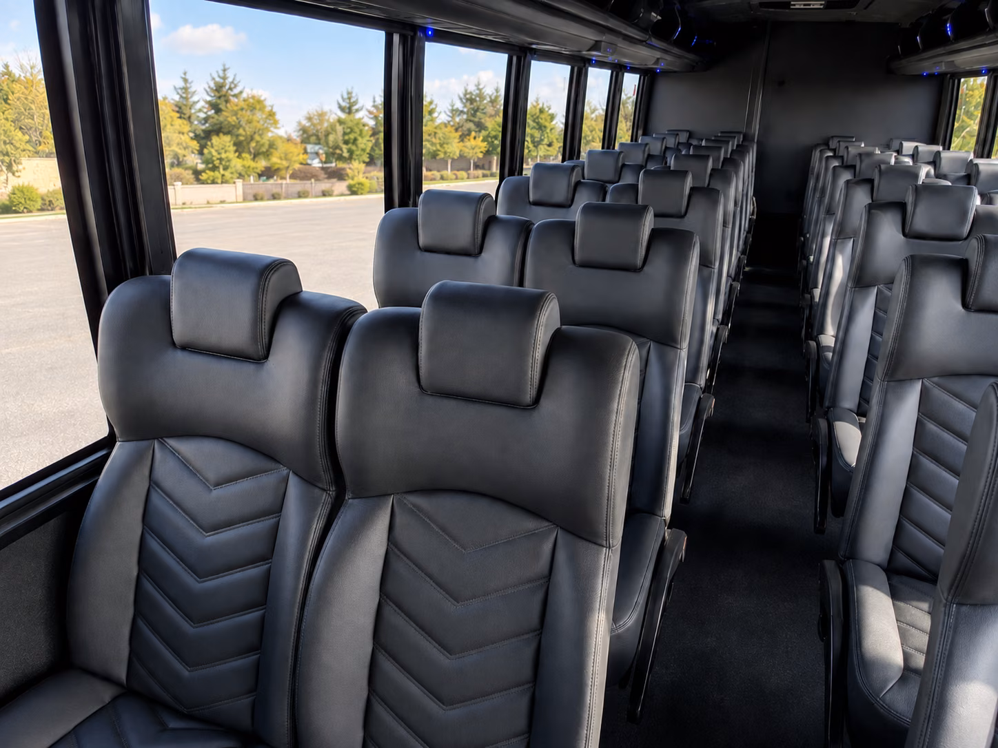 yonkers 15 passenger minibus inside