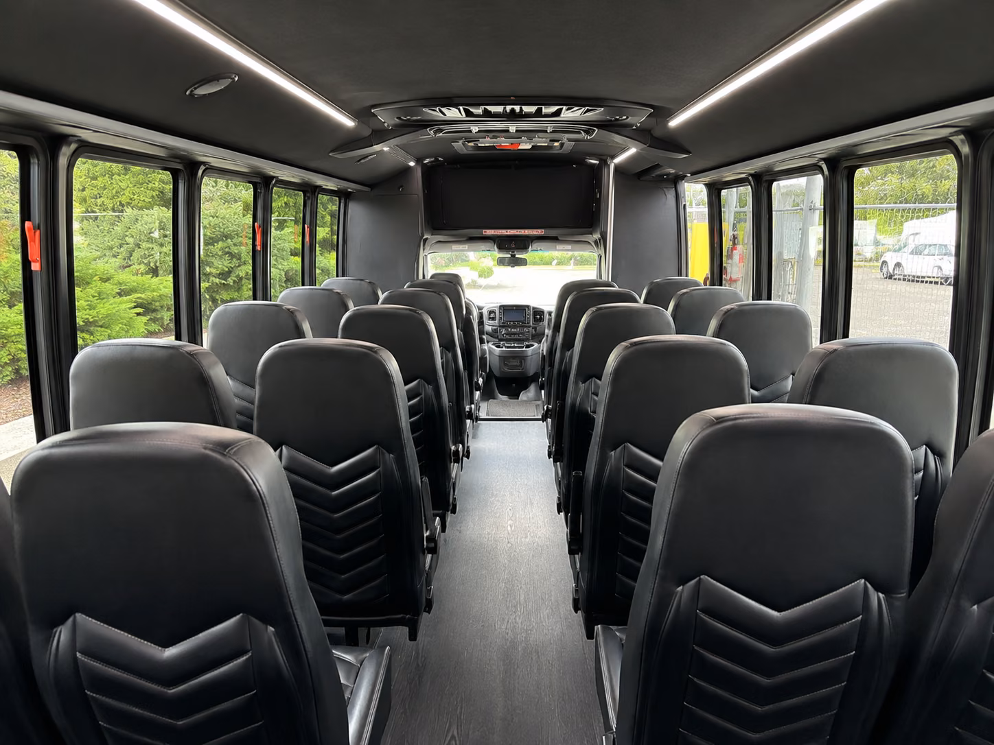 yonkers 18 passenger minibus inside