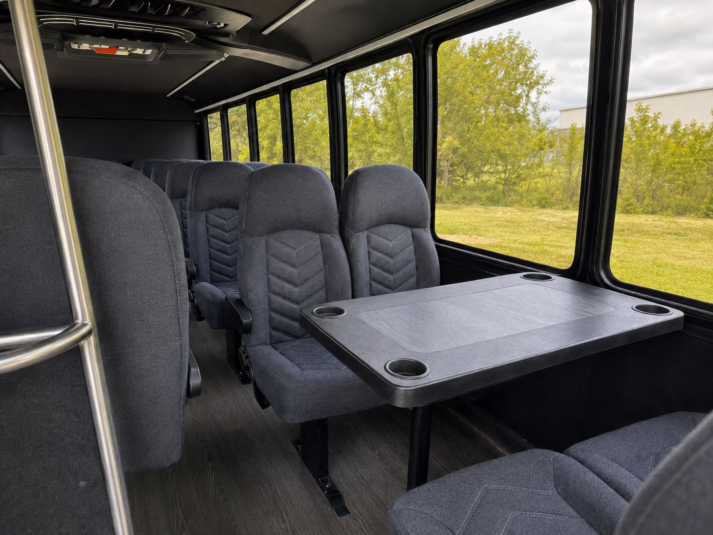 yonkers 18 passenger minibus interior
