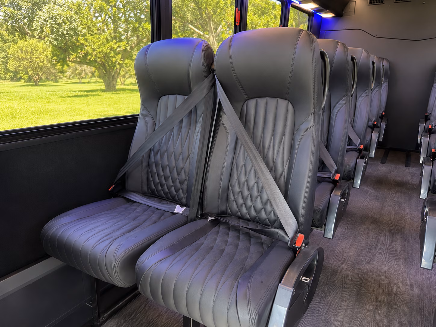 yonkers 20 passenger minibus inside