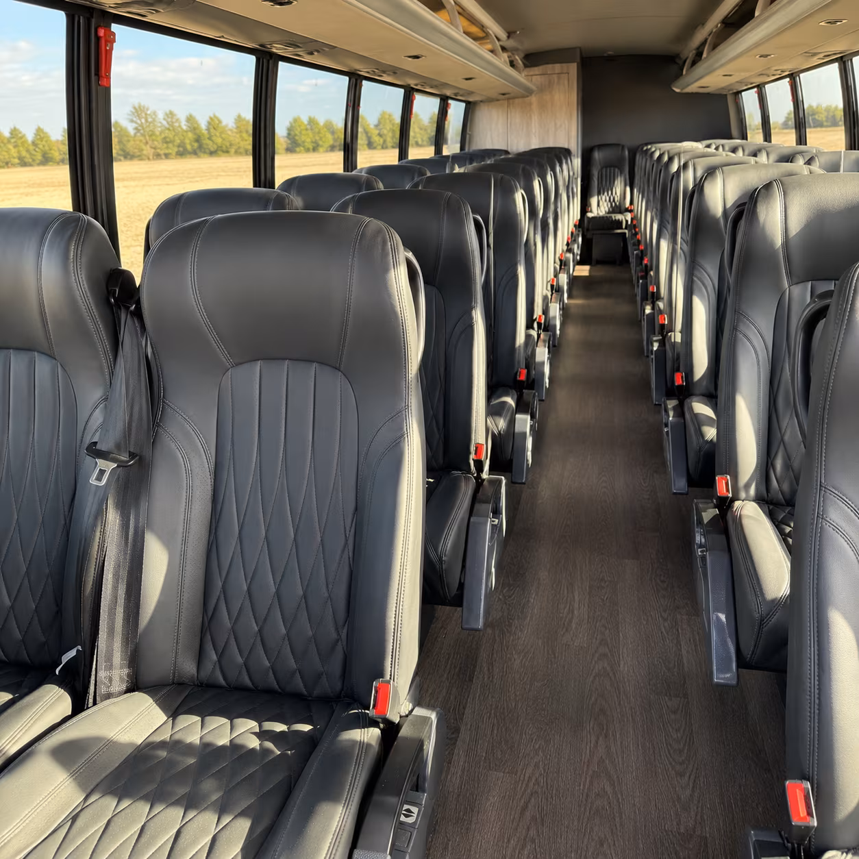 yonkers 25 passenger minibus interior