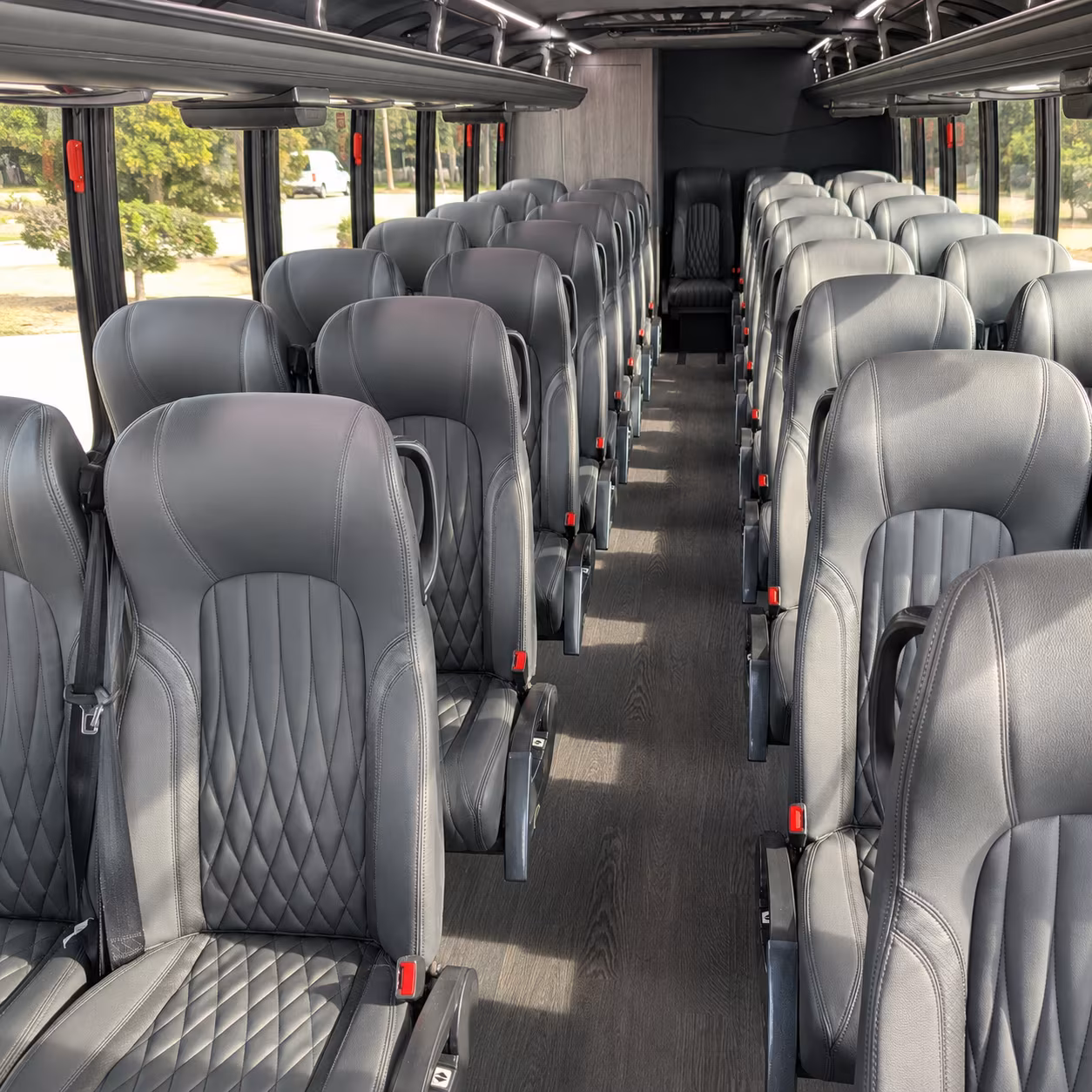 yonkers 28 passenger minibus inside