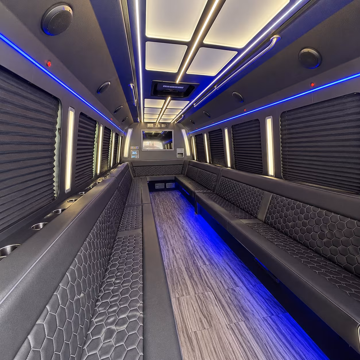 yonkers 30 passenger party bus interior
