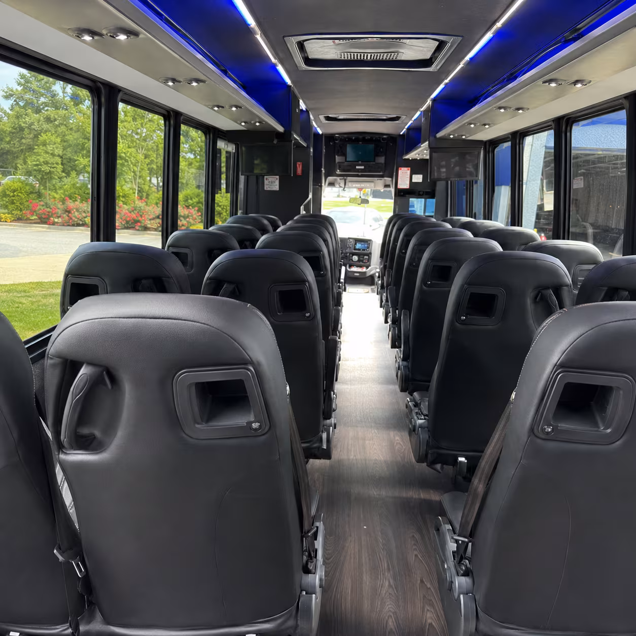 yonkers 35 passenger minibus interior