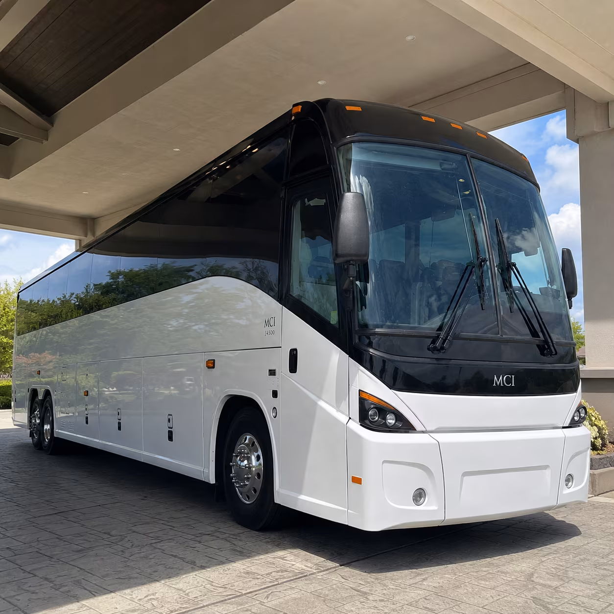 yonkers 56 passenger charter bus