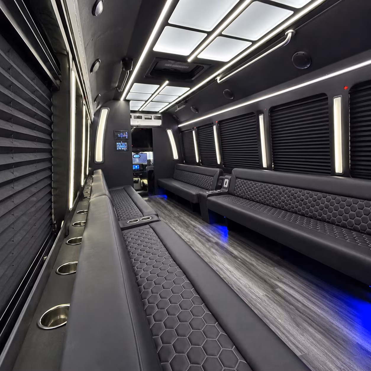 yonkers party bus rentals inside