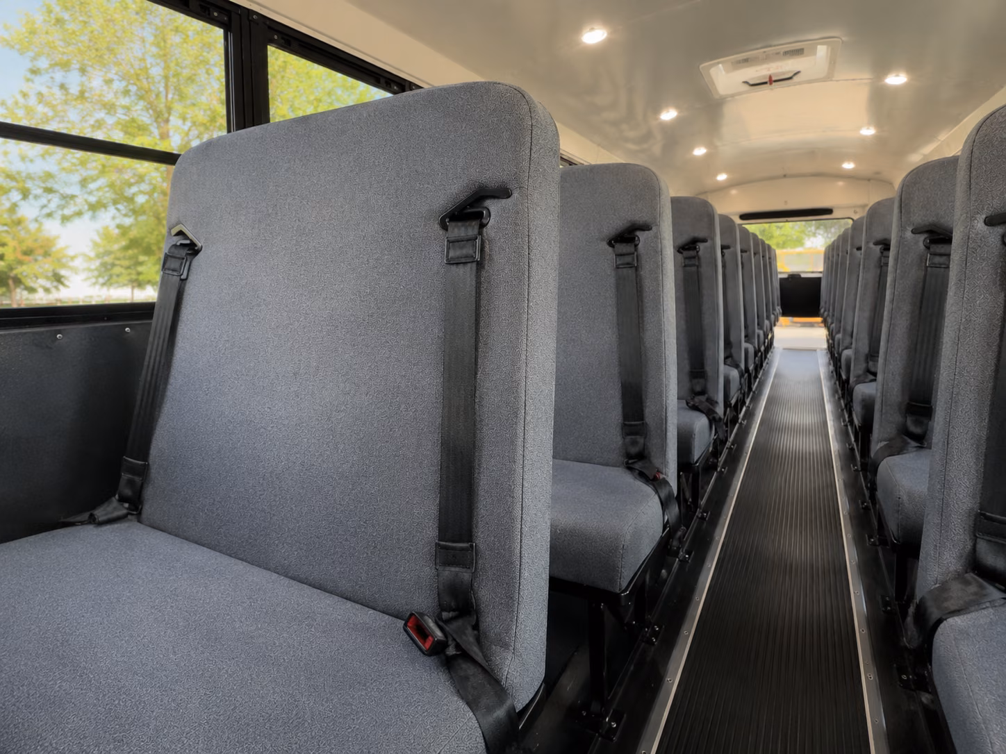 yonkers school bus inside