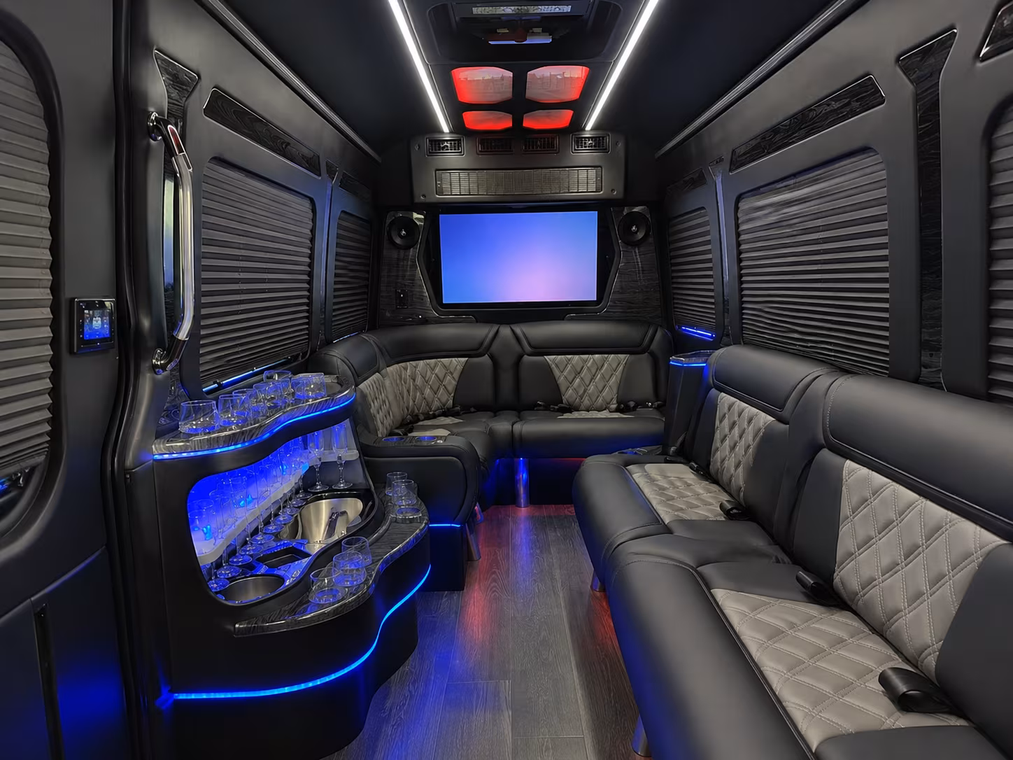 yonkers sprinter limousine interior